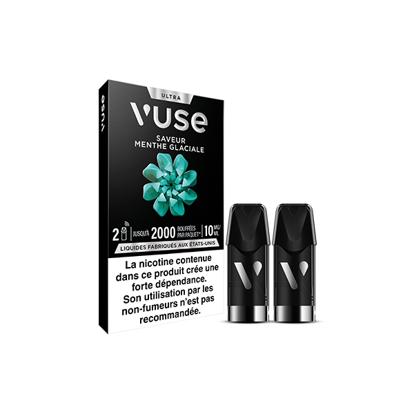 Capsule connecte Menthe Glaciale Pour cigarette lectronique Vuse Ultra | VUSE FR Capsule connecte Menthe Glaciale Pour cigarette lectronique Vuse Ultra | VUSE FR