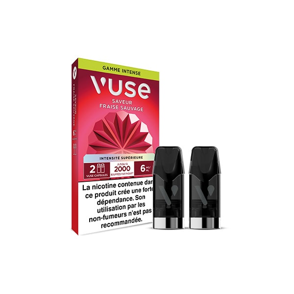 Saveur Fusion Fraise Sauvage | Capsules Puff rechargeable Saveur Fusion Fraise Sauvage | Capsules Puff rechargeable