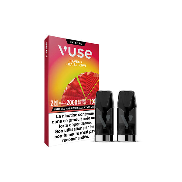 Saveur Fraise Kiwi|Capsules Puff rechargeable Vuse Saveur Fraise Kiwi|Capsules Puff rechargeable Vuse