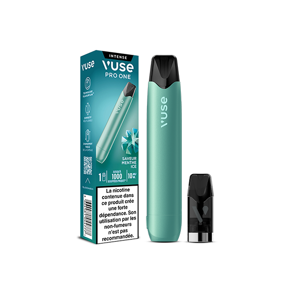 elfbar nachfüll pod läuft aus Cigarette électronique Vuse Pro ONE Bar Menthe Ice – Vape Kit Simple
