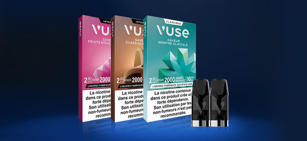 Vuse Recharges Intense pack deux capsules | Classique, Menthol & Fruit Vuse Recharges Intense pack deux capsules | Classique, Menthol & Fruit