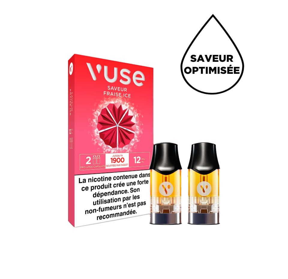 Capsules ePod Saveur Fraise Ice