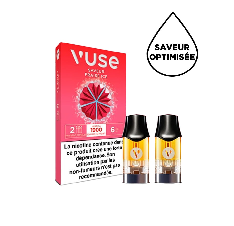 Capsules ePod Saveur Fraise Ice