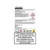Sur la Recharge Gamme Classique Saveur Menthe Glaciale de VUSE, un pictogramme de danger, le symbole interdit aux moins de 18 ans et un avertissement sur le risque d'addiction déconseillent l'usage aux non-fumeurs.