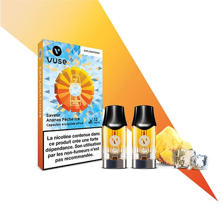 Capsules ePod Saveur Ananas Pêche Ice