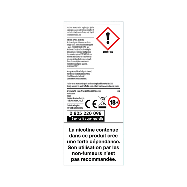 Recharge gamme intense Saveur Menthe Ice | Vuse Recharge gamme intense Saveur Menthe Ice | Vuse