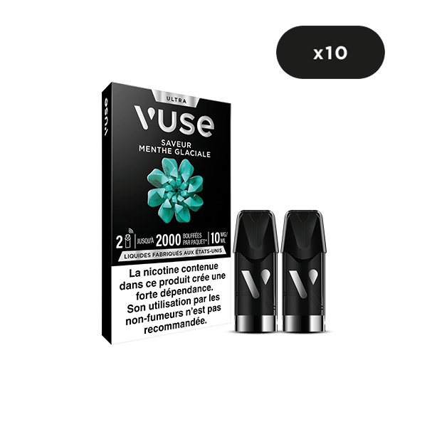 Capsule connecte Menthe Glaciale Pour cigarette lectronique Vuse Ultra | VUSE FR Capsule connecte Menthe Glaciale Pour cigarette lectronique Vuse Ultra | VUSE FR