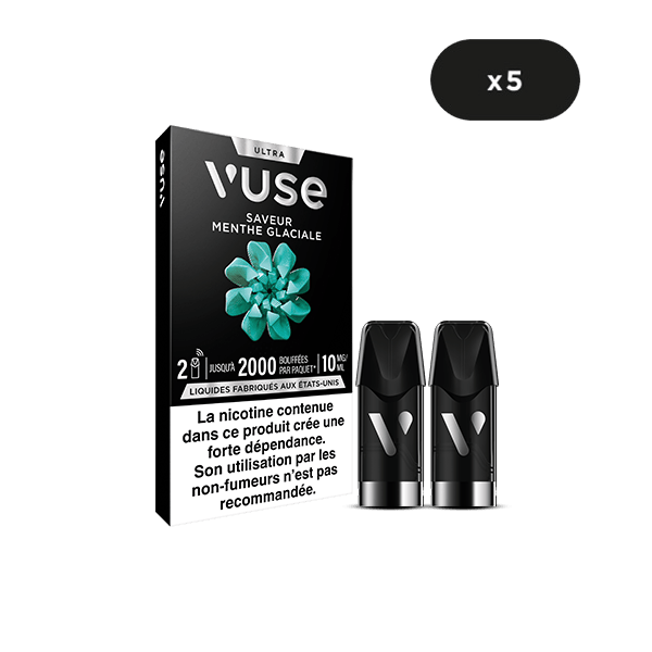 Capsule connecte Menthe Glaciale Pour cigarette lectronique Vuse Ultra | VUSE FR Capsule connecte Menthe Glaciale Pour cigarette lectronique Vuse Ultra | VUSE FR