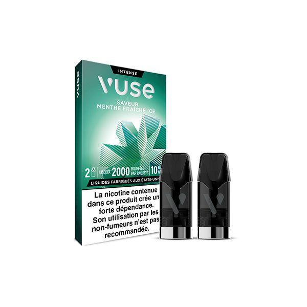 Recharges Gamme Intense Saveur Menthe Fraîche Ice