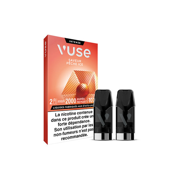 Recharges Gamme Intense Saveur Pêche Ice