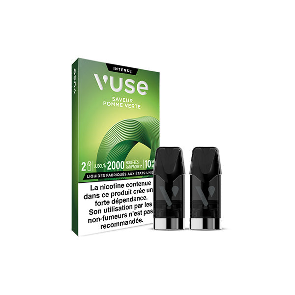 Vuse gamme intense saveur pomme verte 2000