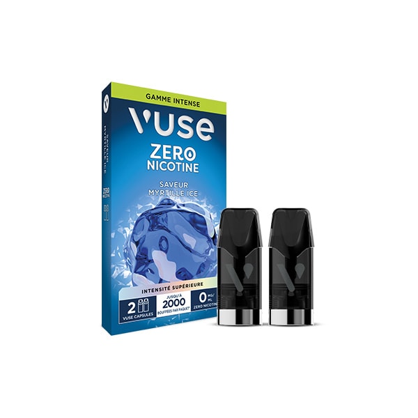 Vuse epod saveur myrtille ice 2000 intensité supérieure