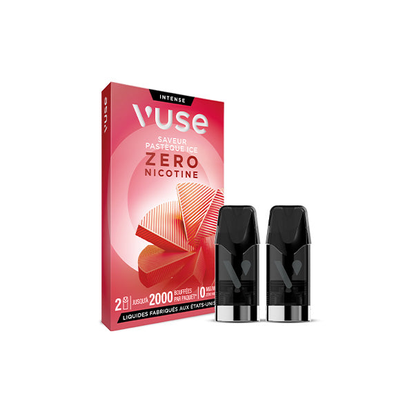 Vuse gamme intense saveur pastèque ice 2000 zéro nicotine