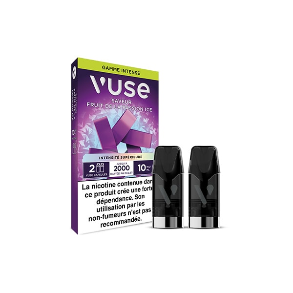 Saveur Fruit de la passion Ice|Capsules Puff rechargeable Saveur Fruit de la passion Ice|Capsules Puff rechargeable