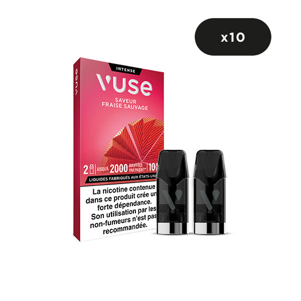 Saveur Fusion Fraise Sauvage | Capsules Puff rechargeable Saveur Fusion Fraise Sauvage | Capsules Puff rechargeable
