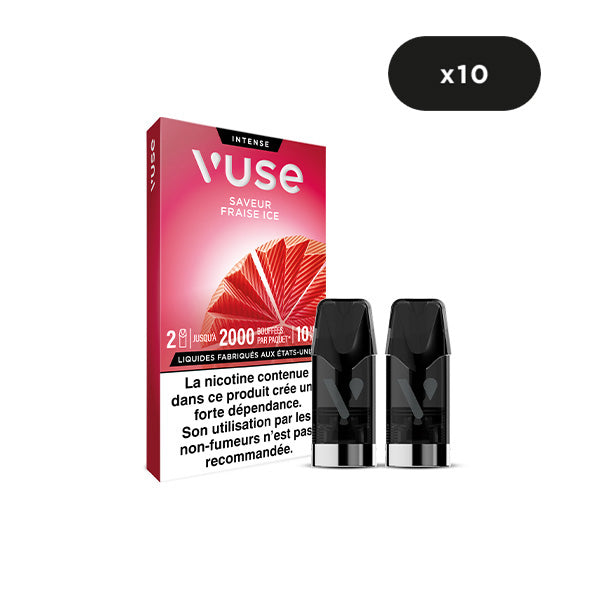 Recharge Gamme Intense Saveur Fraise Ice