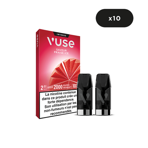 Capsule Saveur Fraise Ice | Capsules Puff rechargeable Vuse