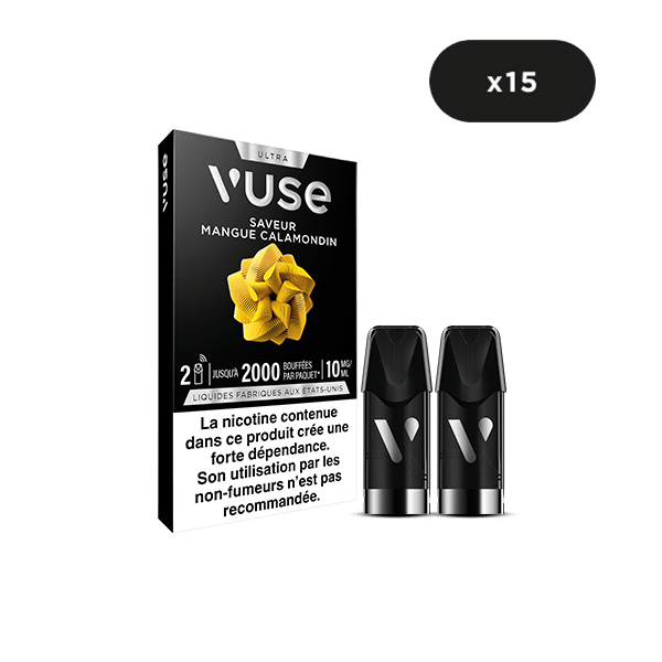 Capsule Mangue Calamondin Vape connecte Vuse Ultra | VUSE FR Capsule Mangue Calamondin Vape connecte Vuse Ultra | VUSE FR