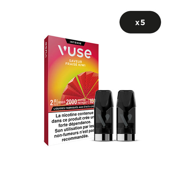 Saveur Fraise Kiwi|Capsules Puff rechargeable Vuse Saveur Fraise Kiwi|Capsules Puff rechargeable Vuse