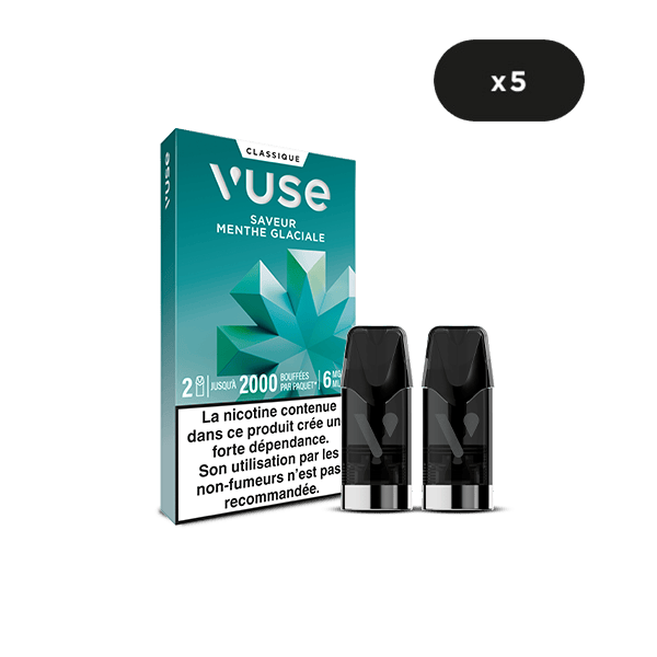 Capsule Saveur Menthe Glaciale | Capsules Puff rechargeable Capsule Saveur Menthe Glaciale | Capsules Puff rechargeable