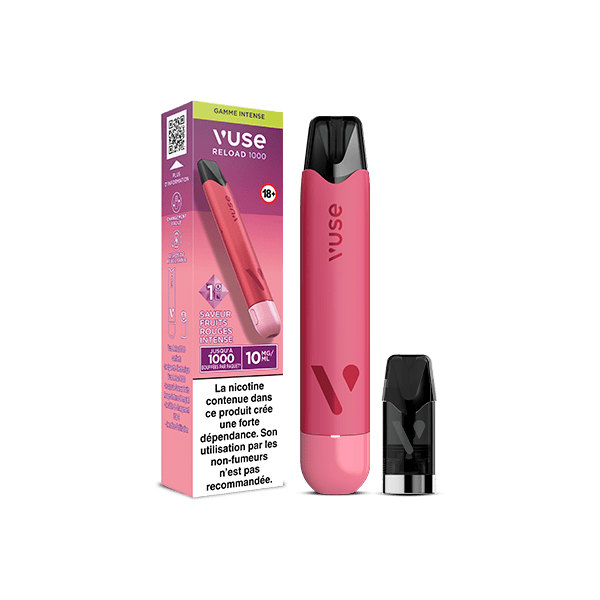 Vuse Reload 1000 Bar Saveur Fruits Rouges Intense