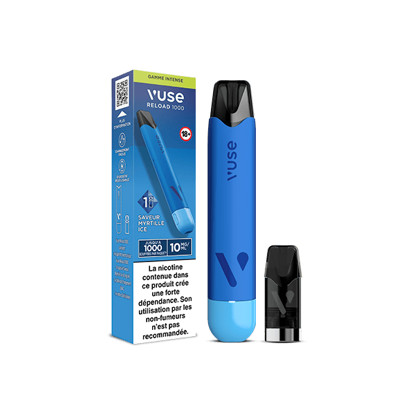 Vuse Reload 1000 Bar Saveur Myrtille Ice
