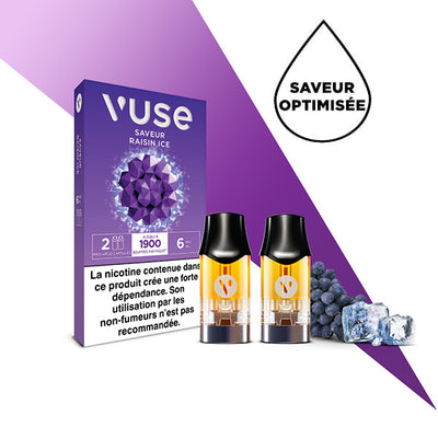 Capsules ePod Saveur Raisin Ice