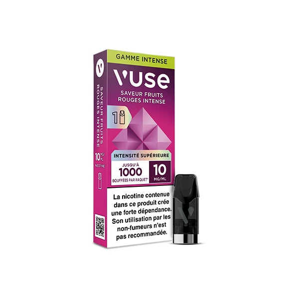 Vuse Recharges Intense pack une capsule | Menthol & Fruit Vuse Recharges Intense pack une capsule | Menthol & Fruit