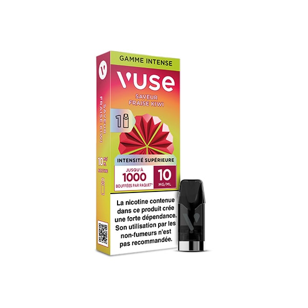 Vuse gamme intense saveur fraise kiwi 1000