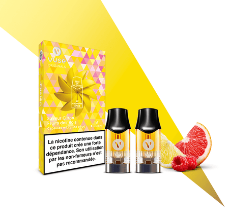 Capsules ePod Saveur Citron Fruits des Bois